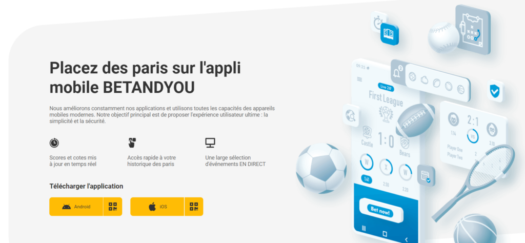 Le processus d'installation de BetAndYou APK
